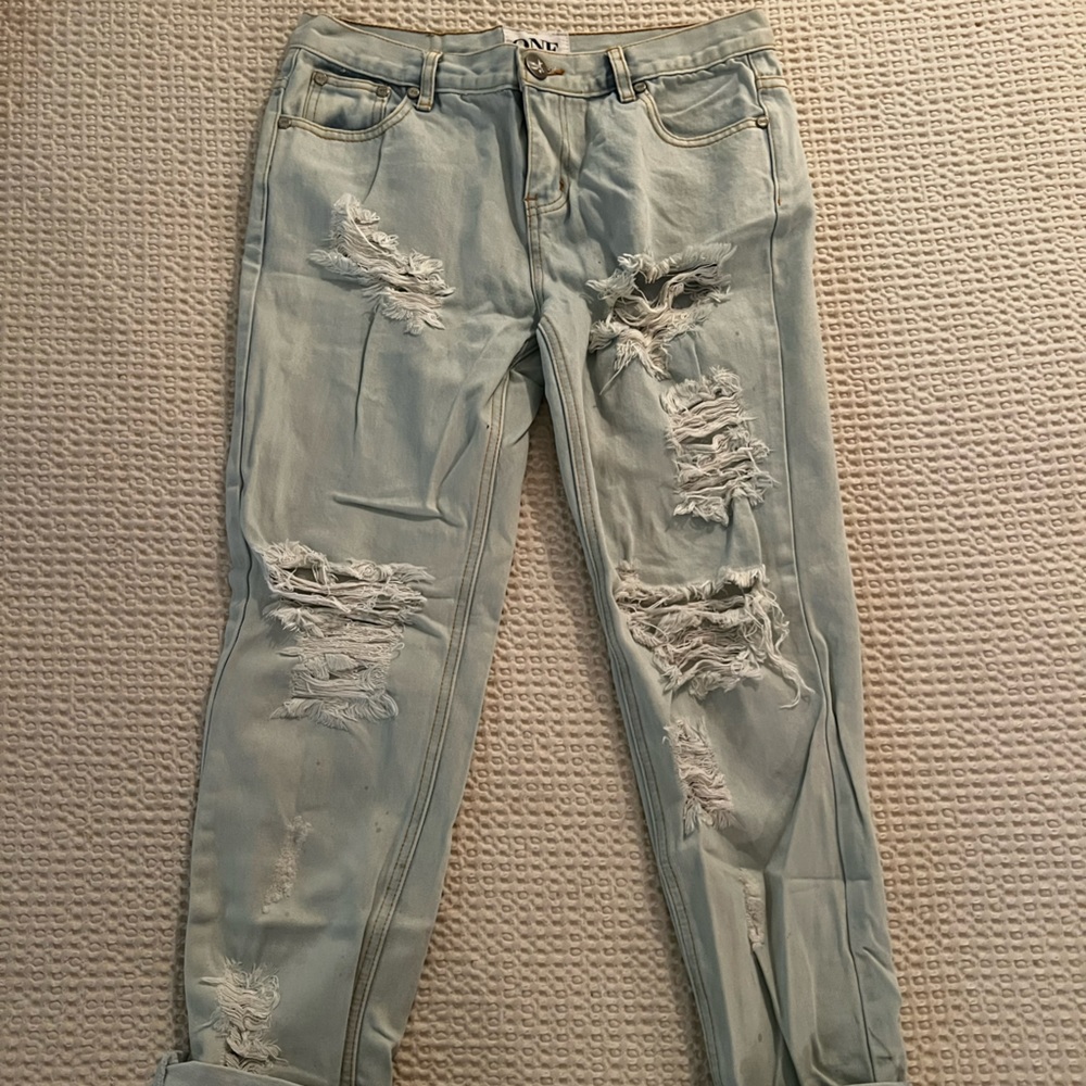 One Teaspoon distressed jeans